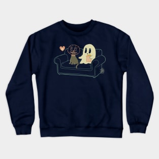 Halloween Couch potato friend Crewneck Sweatshirt